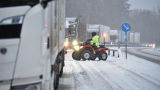 Снежный хаос в Гёталанде: юг Швеции окунулся в транспортный коллапс
