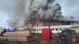 В Архангельске потушен крупный пожар на теплоходе