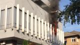В Киеве подожгли здание телеканала «Интер»