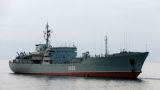 В Одессе загорелся корабль украинских ВМС «Донбасс»