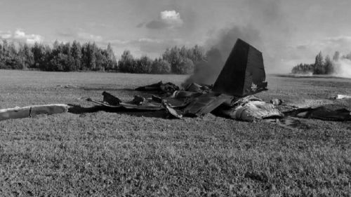 Fighterbomber опубликовал фото с места крушения самолета