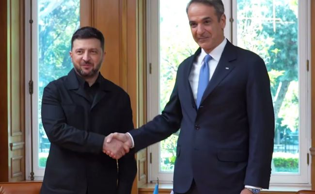 Мицотакис — Зеленскому: Владимир, американский СПГ за ваши деньги — всегда Мицотакис — Зеленскому: Владимир, американский СПГ за ваши деньги — всегда