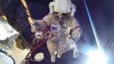 В открытом космосе российские космонавты установят мишени и подключат ТВ-кабель