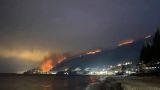 Огонь от лесных пожаров в Абхазии подступает к Гагре