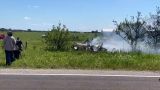 11 parachutists crashed before they could jump out of the plane