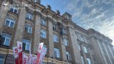 В Белгороде оцеплен военными центр города, слышны автоматные очереди и звуки взрывов
