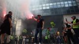 In Paris, protesters broke into the building of the French Ministry of Economy