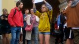 В Петербурге на оппозиционном митинге задержали «террористку ИГИЛ»