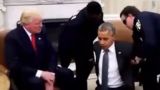 Trump posted a video of Barack Obama's arrest on a social network