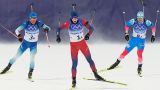 Российские биатлонисты взяли олимпийскую бронзу в смешанной эстафете