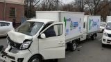 В Ташкенте колонна грузовиков, предназначенных для вакцин, попала в ДТП