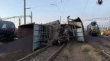 В Орске сошли с рельсов вагоны грузового проезда