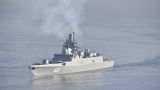Российский фрегат «Адмирал Касатонов» зашел в греческий порт Пирей