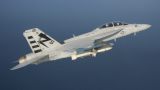 Experts examined the mark on the destruction of the Varshavyanka on the US F/A-18F. Photo