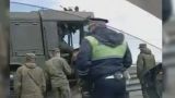 Ракетный комплекс «Бастион» врезался в дорожное ограждение в Петербурге