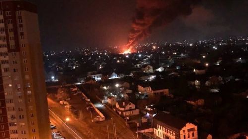 A Russian strike destroyed a warehouse with missiles for Patriot air defense systems near Kiev