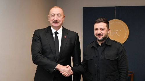 Зеленский пересидит атаку БПЛА в Азербайджане