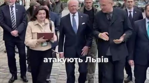 Чрезвычайная ситуация: Мэр Львова оконфузился на встрече с королем Швеции
