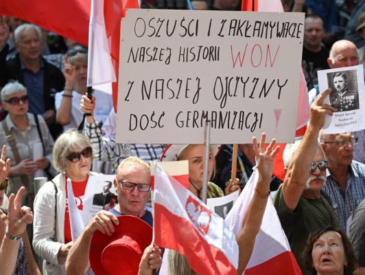 «Хватит германизации!» — поляки протестуют против переписывания истории