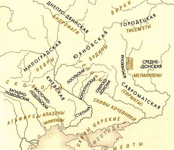 Поход дария на скифов карта